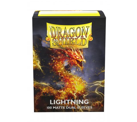 Dragon Shield Dual Matte Sleeves - Lightning (100 sleeves)