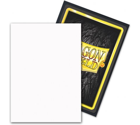 Dragon Shield Dual Matte Sleeves - Snow (100 sleeves)
